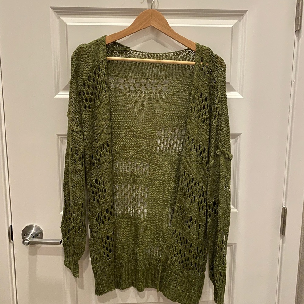 Olive Green Knit Sweater